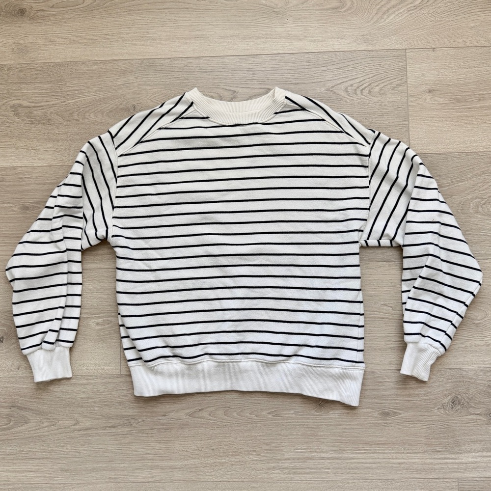 Zara Girls Nautical Striped Pullover